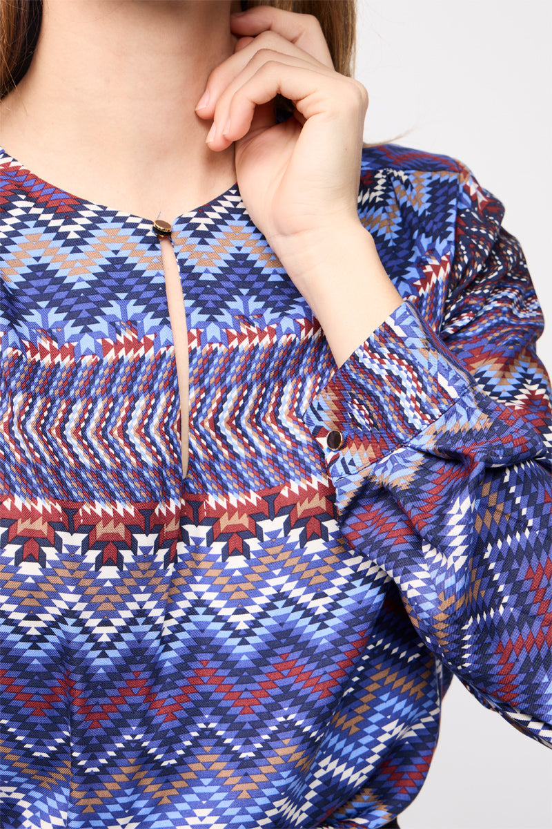 Blouse Benita Bleu