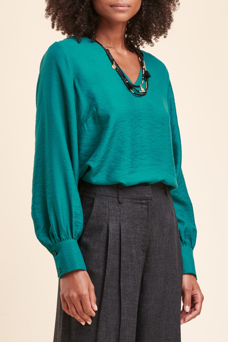 Blouse Calor Bleu Canard