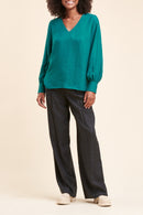 Blouse Calor Bleu Canard