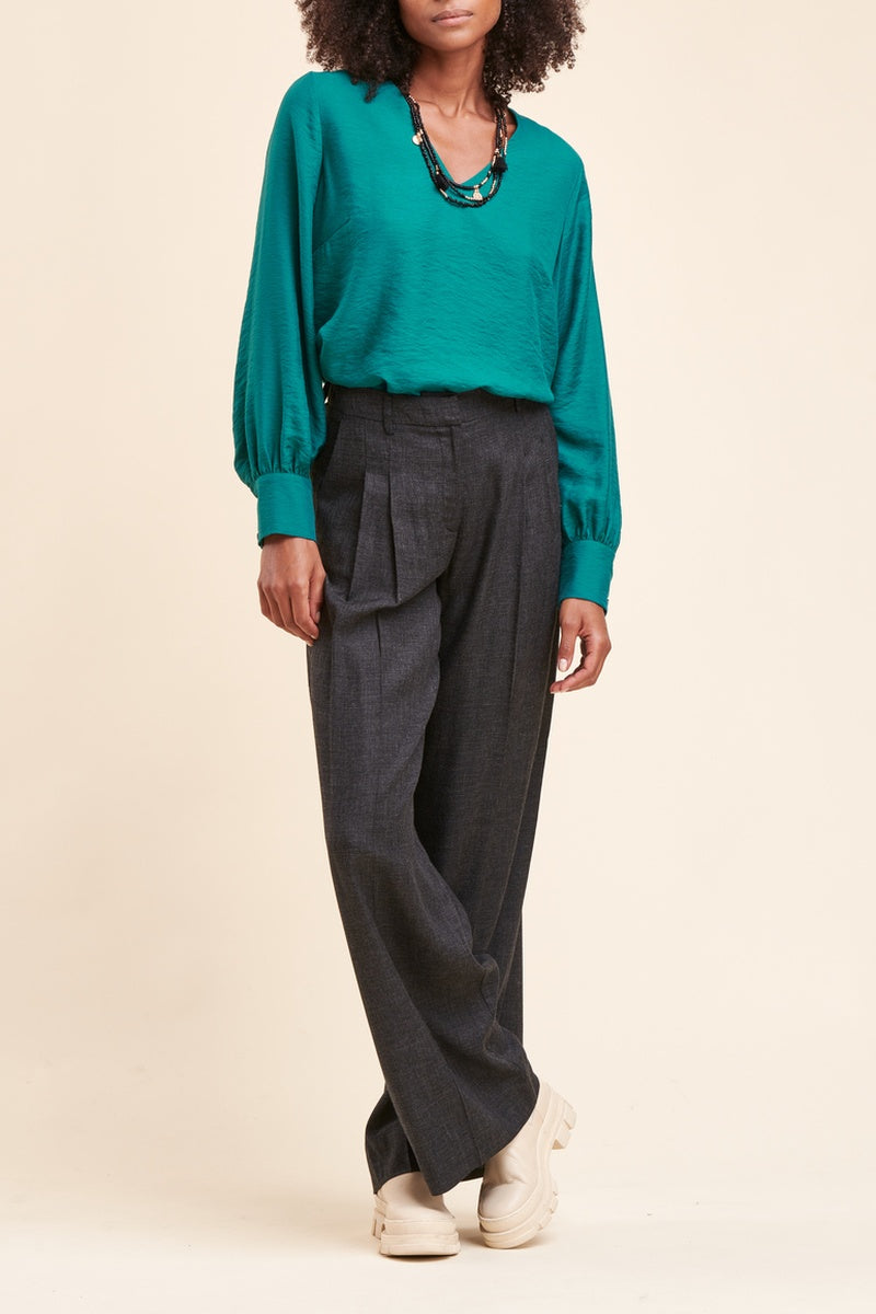 Blouse Calor Bleu Canard