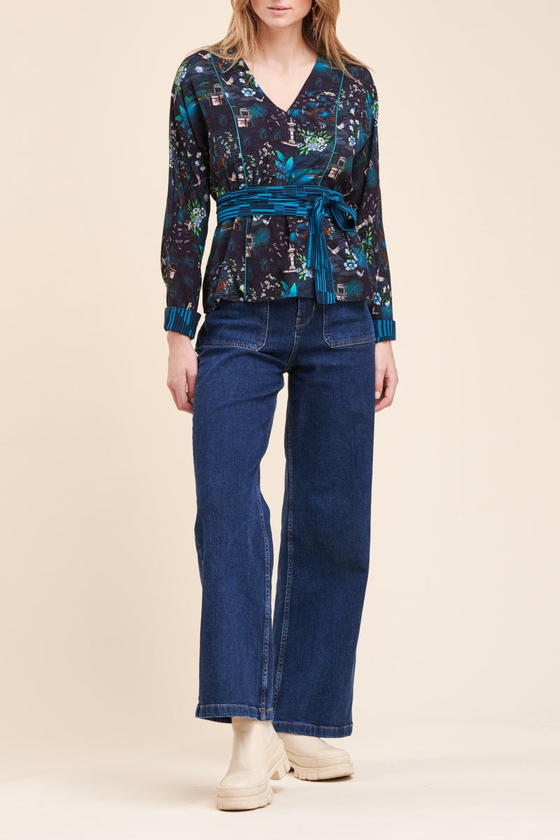 Blouse Rare Bleu Marine