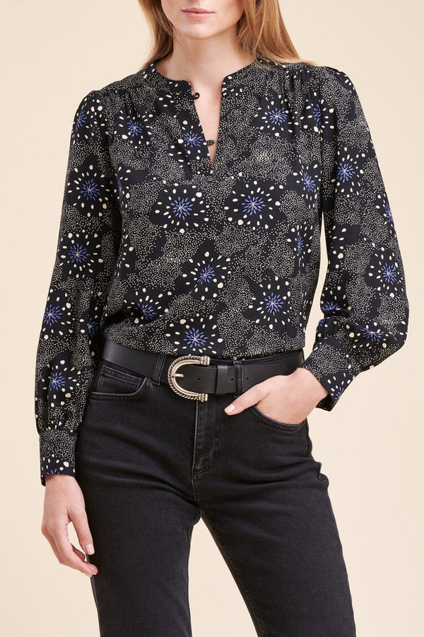 La Fée Maraboutée - Blouse Regina Noir