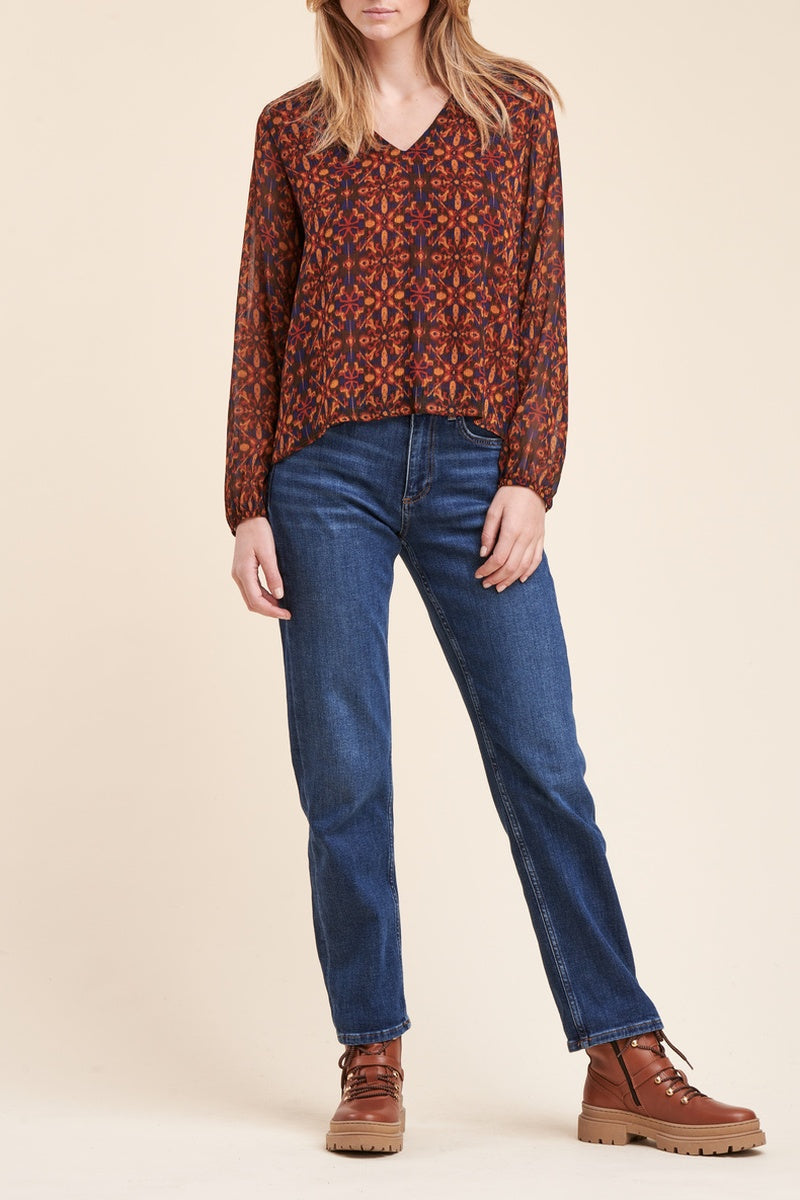 Blouse Rofou Orange