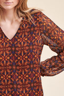 Blouse Rofou Orange