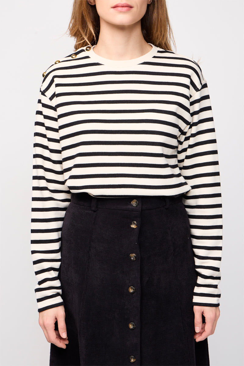 Pull Ragnar Blanc Et Noir