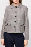 Vestes Ecru Petrole