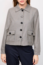 Vestes Ecru Petrole