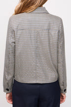 Vestes Ecru Petrole
