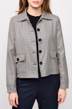 Vestes Ecru Petrole