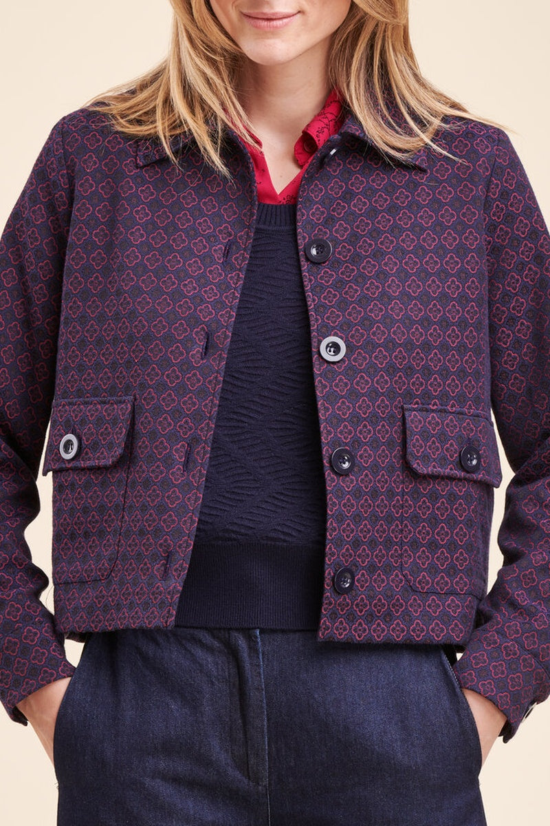 Chaqueta Bedora Azul Medianoche