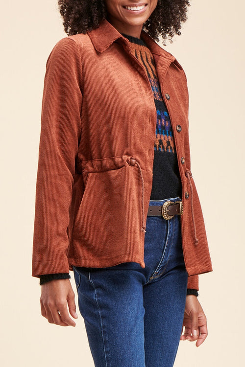 Chaqueta de pana marrón Redjo