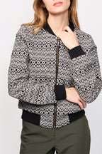 Chaqueta Ricota Blanca Y Negra