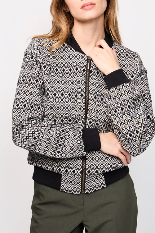White And Black Ricota Jacket