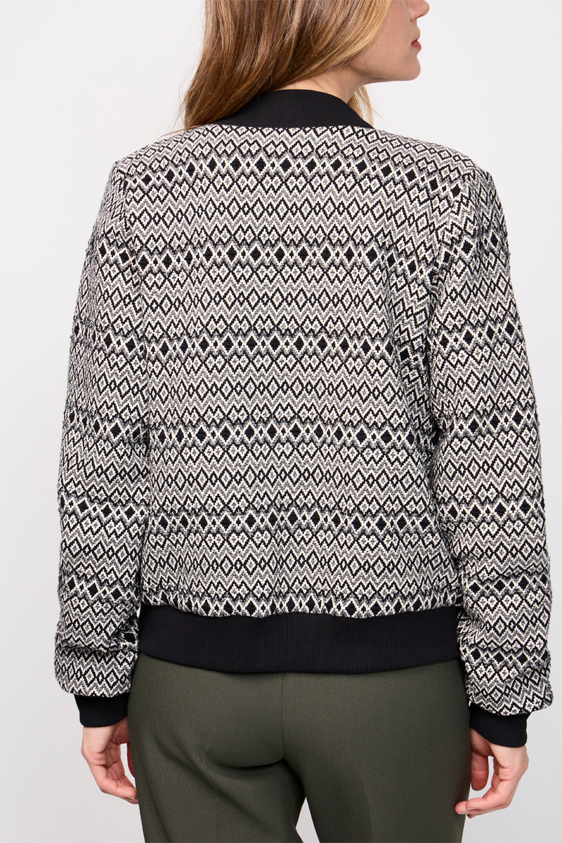 Chaqueta Ricota Blanca Y Negra