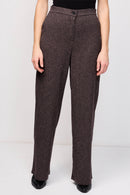 Celeri High Waisted Flare Pants Heather Brown
