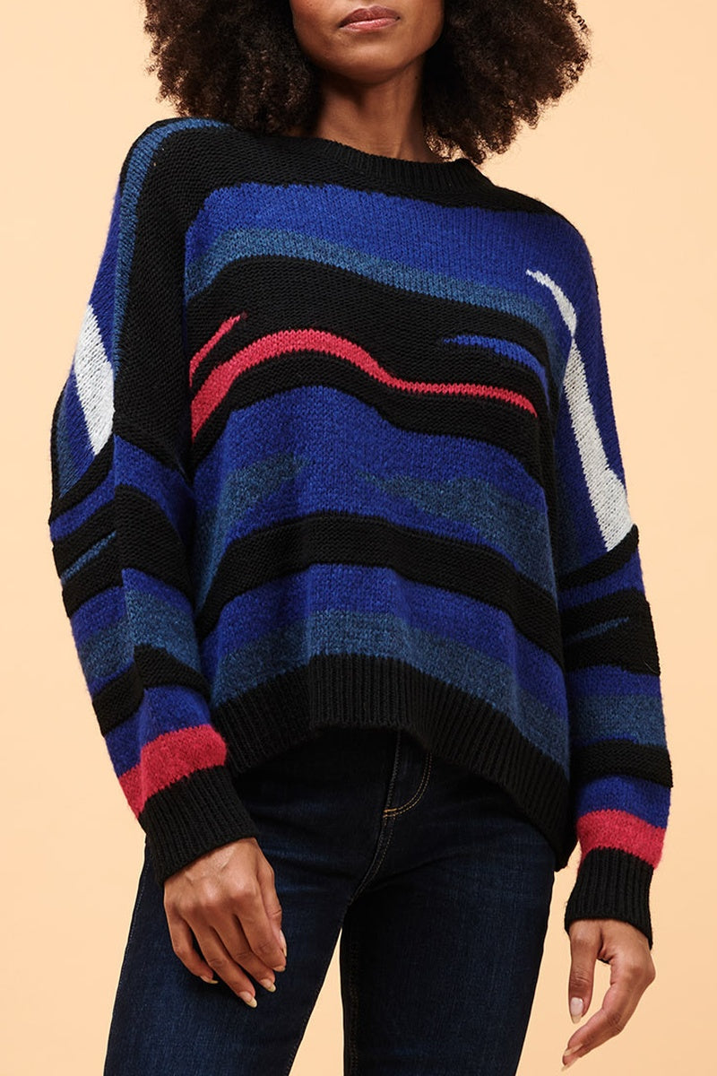 Pull Clive Bleu Cobalt