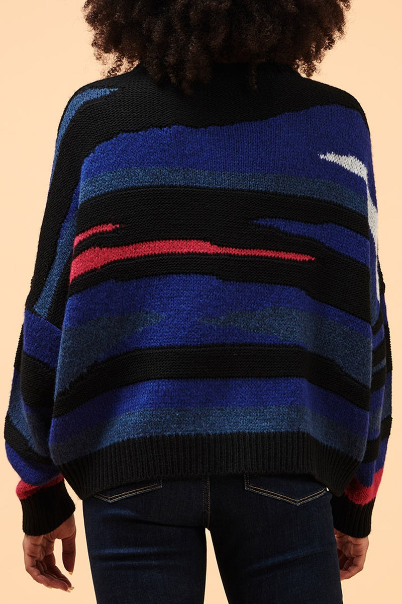 Pull Clive Bleu Cobalt