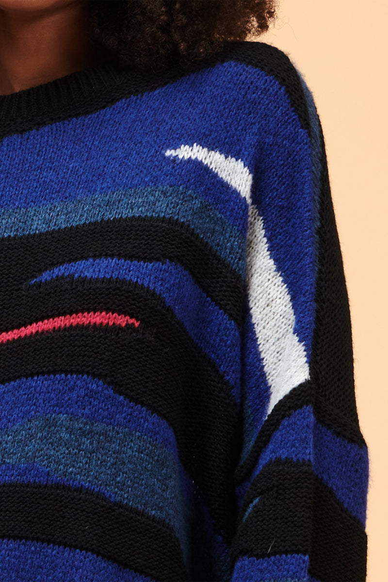 Pull Clive Bleu Cobalt
