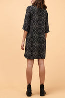 Anna Straight Dress Black