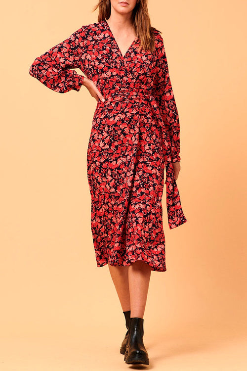 Robe Portefeuille Cadita Noir