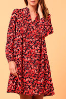 Robe Trapèze Changal Rouge