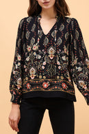 Blouse Citrus Noir