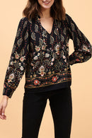 Blouse Citrus Noir