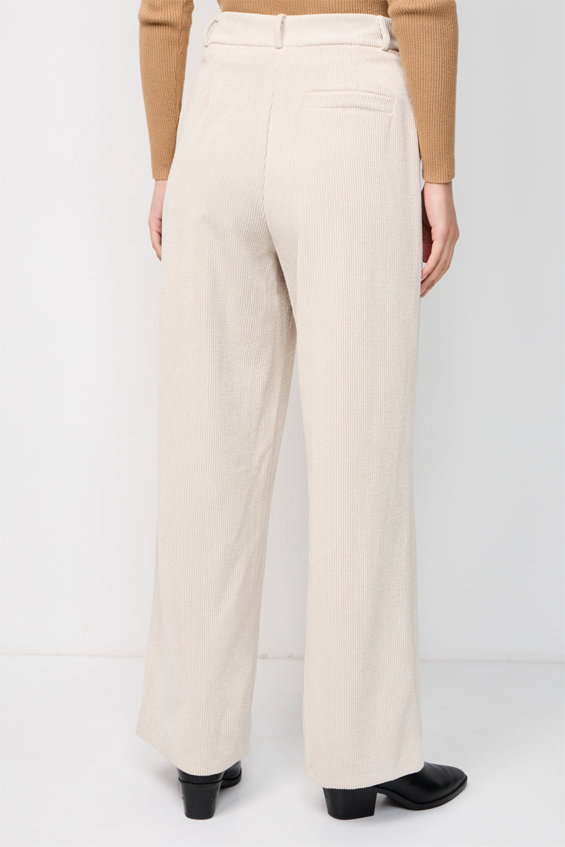 Pantalón de campana Blandin Pana Crudo