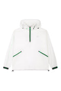 Crunch White Hooded Windbreaker - Unisex