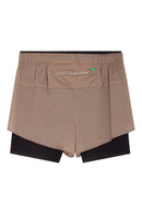Short De Running Timer Beige - Mixte