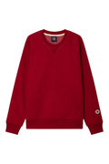 Sudadera Wide Crew Roja - Mixta