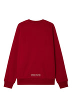 Sudadera Wide Crew Roja - Mixta