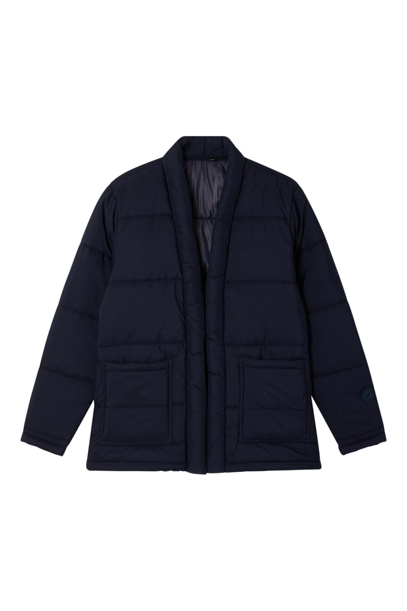 Doudoune Kimono Down Bleu Marine - Mixte