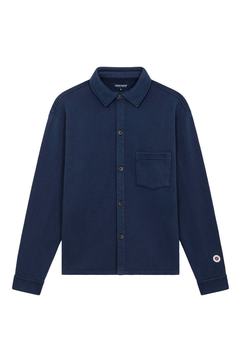 Sweet Pants - Chemise En Coton Biologique Hearth Shirt Bleu Marine