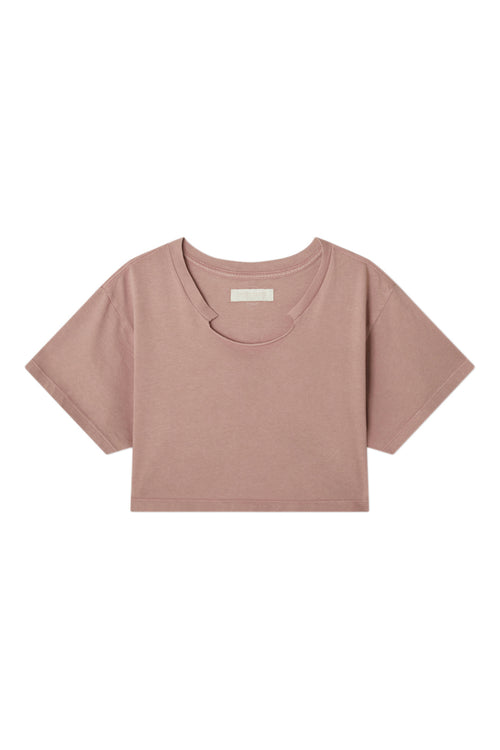 T-Shirt Court Urban Mauve - Femme