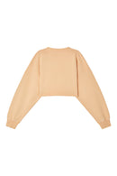 Sweet Pants - Sudadera Corta Urban Crop Melocotón
