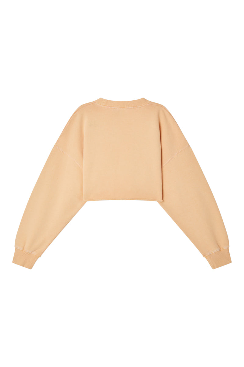 Sweet Pants - Sudadera Corta Urban Crop Melocotón