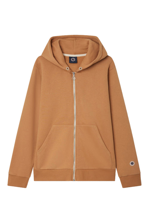 Sweet Pants - Sweat À Capuche Kid Wide Zip Hood Camel - Enfant