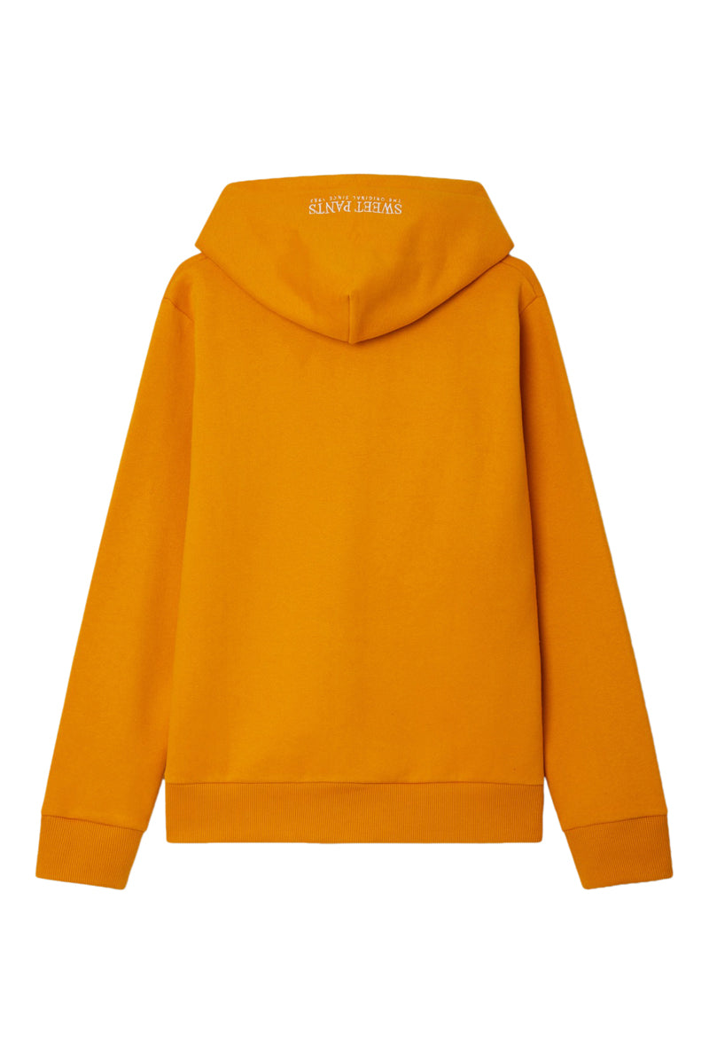 Kid Wide Zip Hood Sweatshirt - Mustard