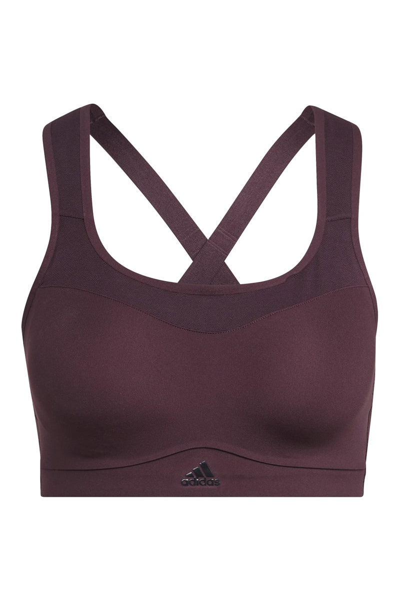 Adidas - Brassière De Entraînement Tlrdim Hs - Bordeaux - Femme
