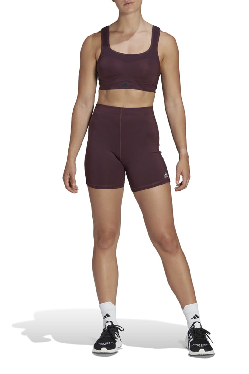 Adidas - Brassière De Entraînement Tlrdim Hs - Bordeaux - Femme