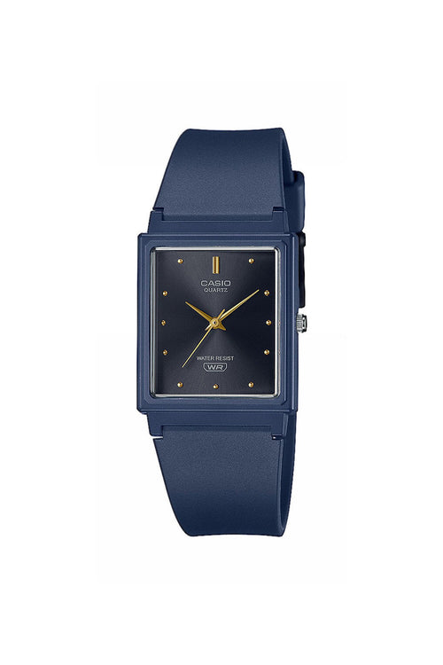 Casio - Reloj de cuarzo de resina - Azul marino