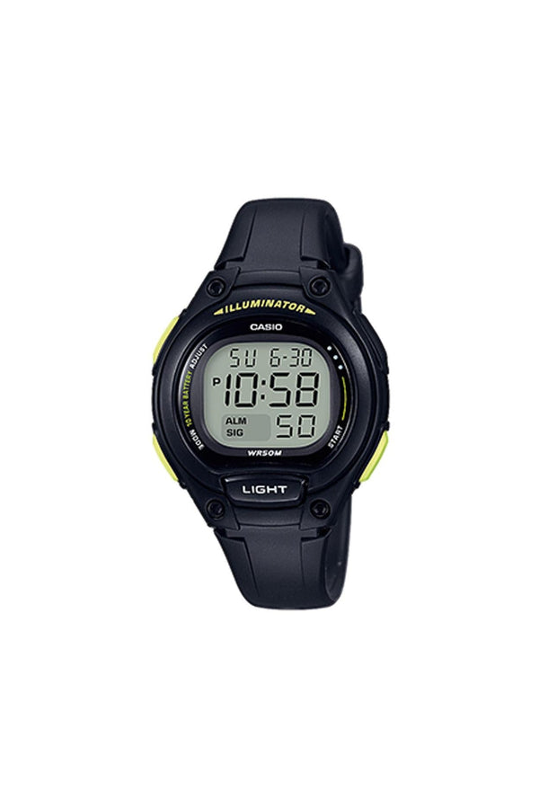 Montre Digitale En Résine - Chronomètre Et Fonction Gmt - Noir