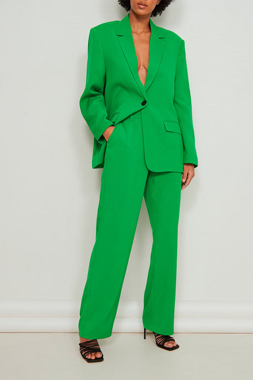 Pantalon Droit Vert