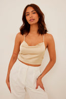 Crop Top Beige