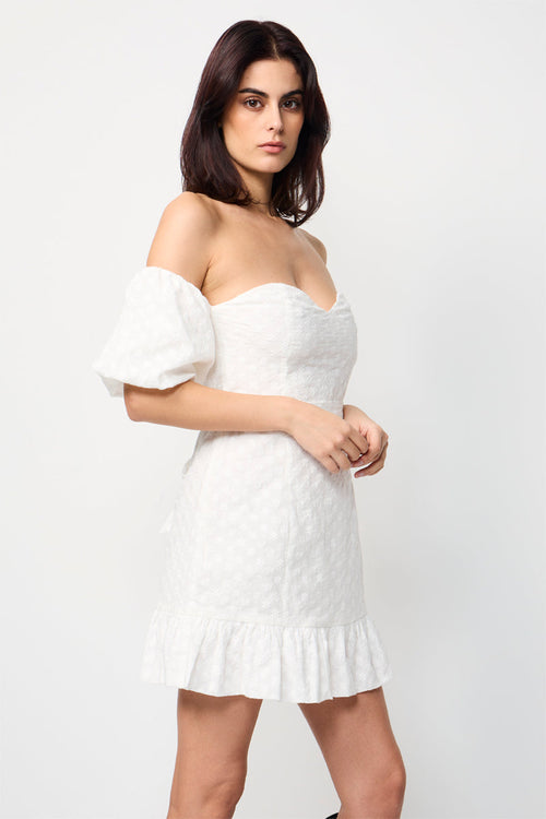 Robe Droite - Blanc
