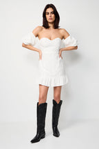 Vestido Recto - Blanco