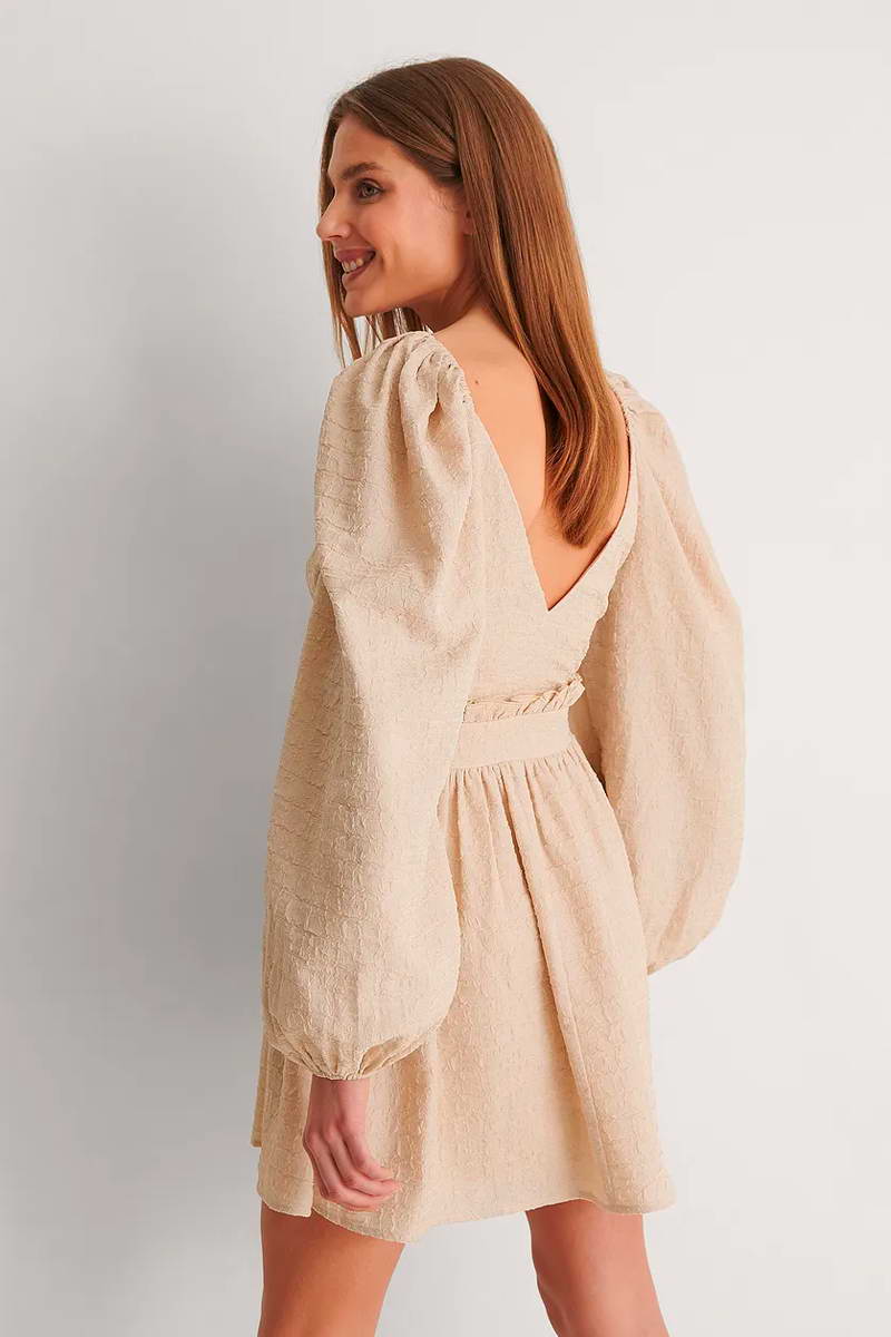 Robe Patineuse - Beige