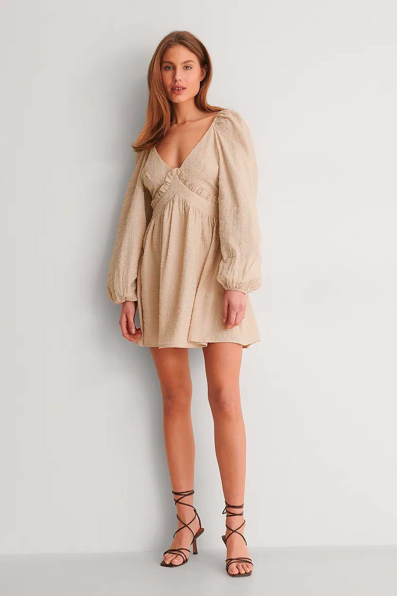 Robe Patineuse - Beige