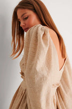 Robe Patineuse - Beige